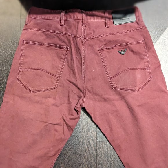 Red Pants - Armani Jeans - Picture 1 of 6